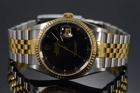 rolex datejust price blackface|Rolex Oyster Perpetual Datejust 36mm Gold & Stainless.